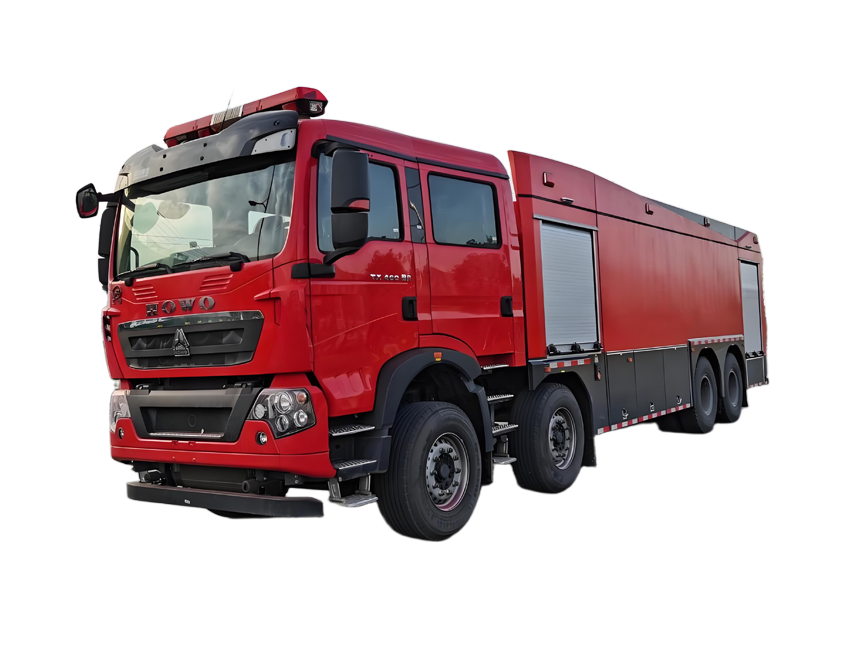 重汽豪沃18噸水罐消防車